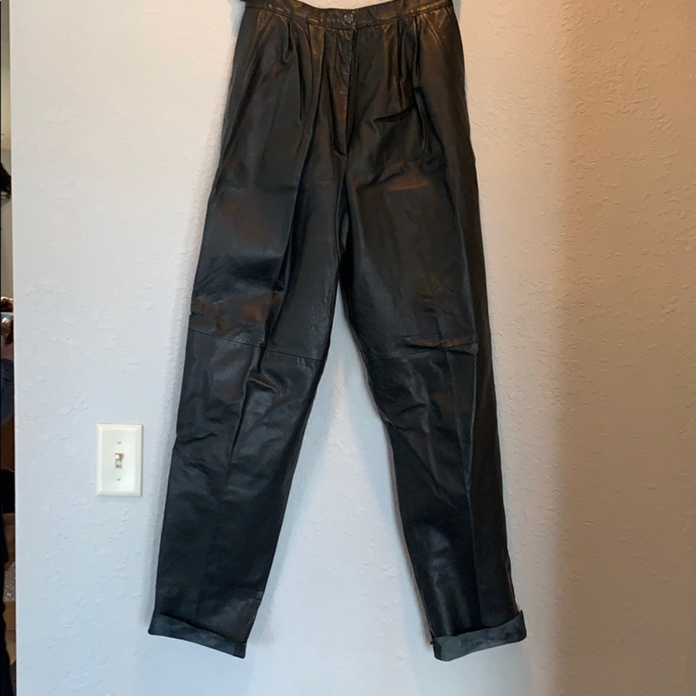 Vintage leather pants